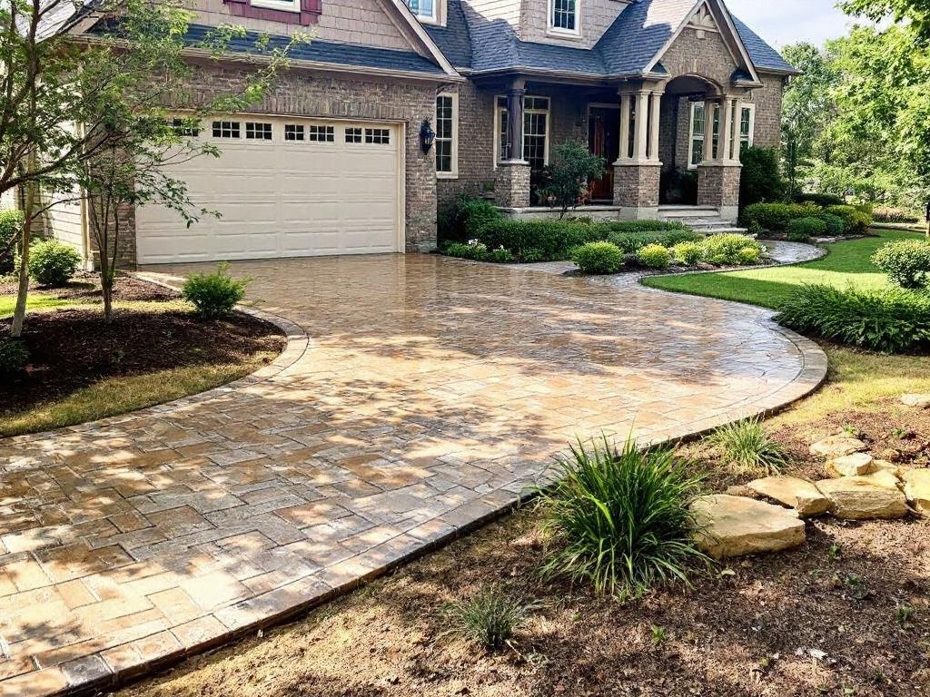 stamped concrete