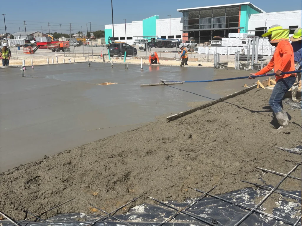 retail concrete contractors weatherford tx