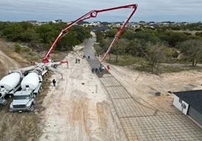 Our residential division specializes in driveways, sidewalks, patios, ADA ramps, new additions, foundation slabs, piers, and more