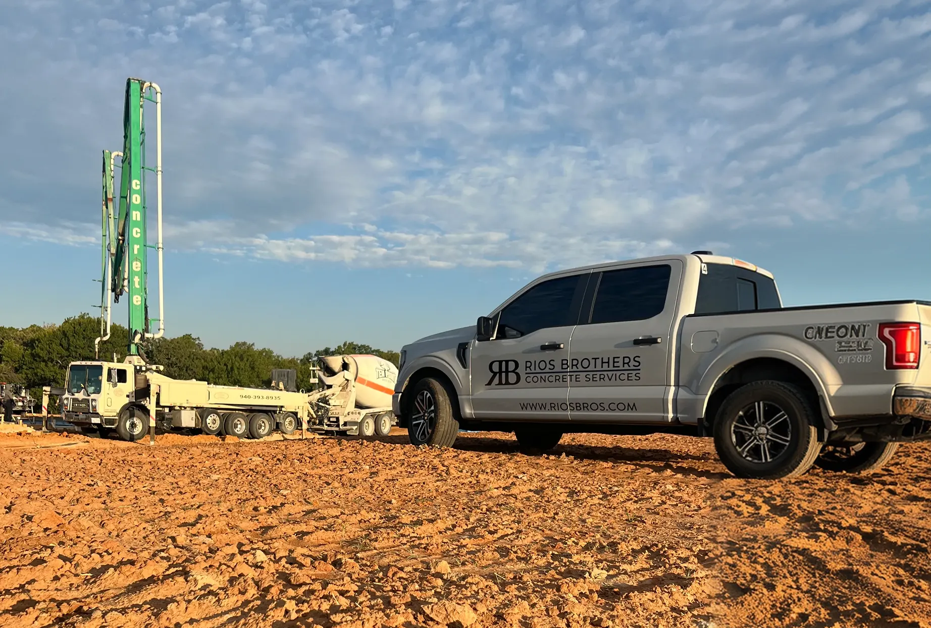 Concrete Service Areas in Dallas–Fort Worth & Surrounding Areas